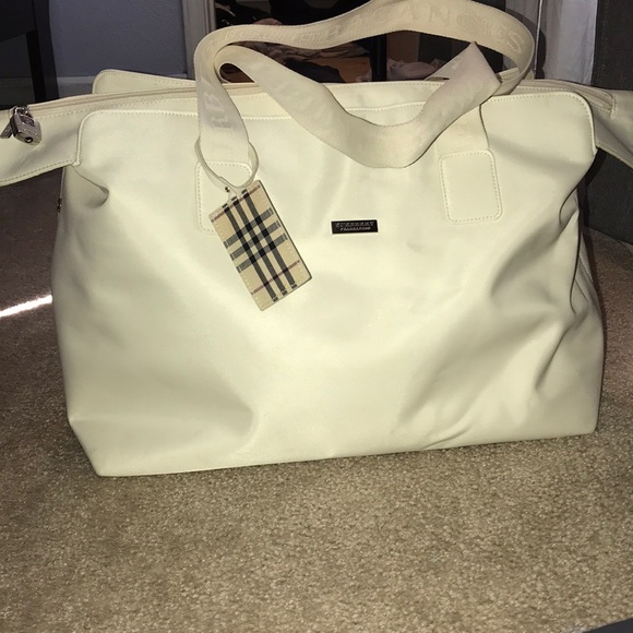 Burberry Handbags - Burberry authentic overnight/ tote bag !